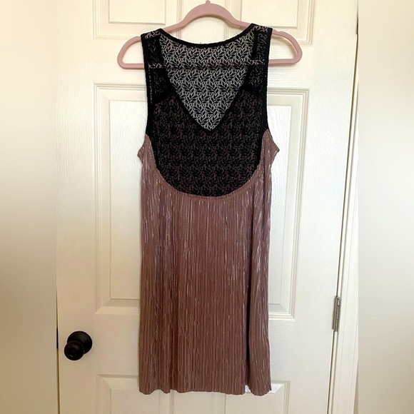 BCBG Plisse Mini Dress - Picture 3 of 5
